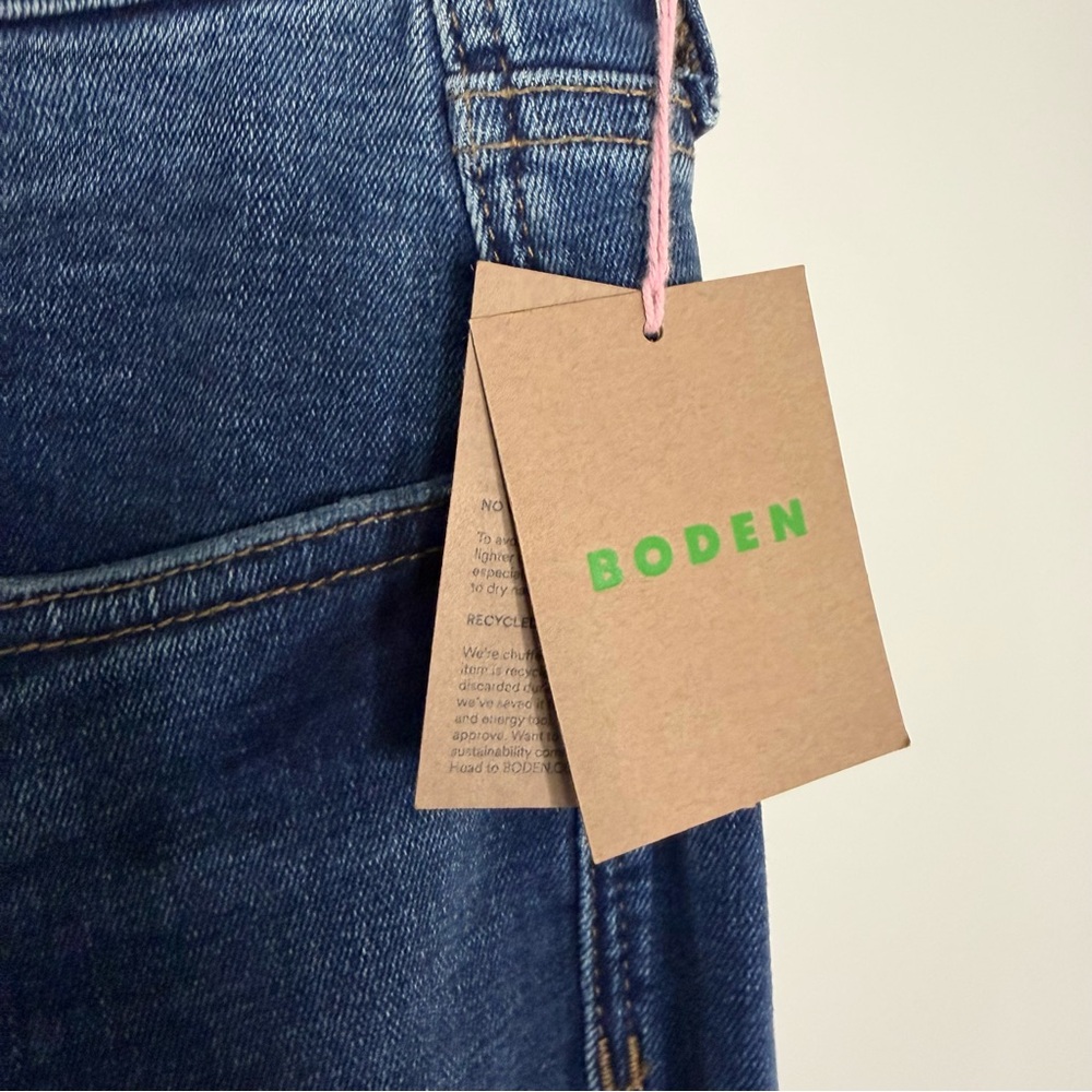 NWT Boden High Rise Slim Flare Jeans Women's Size 31R Denim Casual Classic - Picture 4 of 8